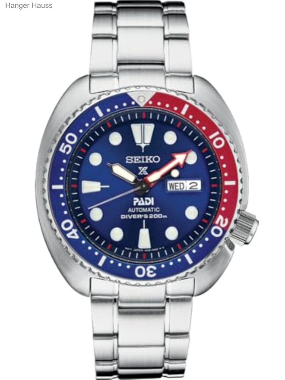 Seiko Prospex PADI Automatic Dive Watch Stainless Steel 200M